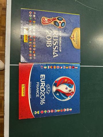 panini euro 2016 & wk russia 2018 (compleet) beschikbaar voor biedingen