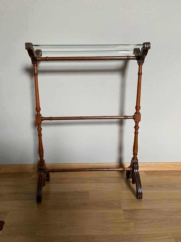Stijlvol vintage houten handdoekrekje, Antiek en Kunst, Antiek | Meubels | Tafels, Ophalen