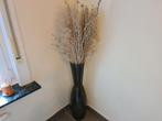 Grote vaas met droogbloemen, Ophalen, Gebruikt