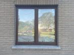 Lot houten ramen incl schuifraam dubbele beglazing, Doe-het-zelf en Bouw, Glas en Ramen, Ophalen, Gebruikt, Gevelraam of Ruit