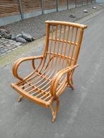 Fauteuil de détente en rotin et bambou. Parfait état., Comme neuf, Rotin, Enlèvement