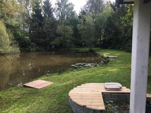 Vakantiehuis met vijver 40A in Balen, Vakantie, Vakantiehuizen | België, Antwerpen of Vlaanderen, Overige typen, Landelijk, Aan meer of rivier