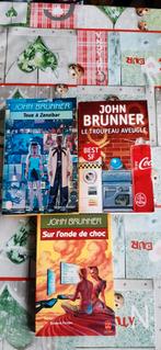 John brunner : tous à Zanzibar/troupeau aveugle/onde de choc, Boeken, Science fiction, Ophalen of Verzenden, Gelezen, John brunner