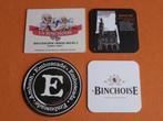 LOT DE 4 SOUS - BOCKS ** BINCHE **, Ophalen of Verzenden, Gebruikt, Viltje(s), Overige merken