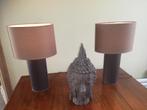2 lampadeires, Huis en Inrichting, Lampen | Lampenkappen, Zo goed als nieuw, Ophalen, 50 cm of meer, Ovaal