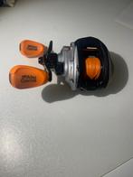 Moulinet casting AbuGarcia 0 - 75 g fournie de tresse 17/100, Watersport en Boten, Ophalen of Verzenden, Zo goed als nieuw, Molen