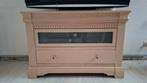 Stevige voleiken tv-meubel with wash, Huis en Inrichting, Ophalen, Glas