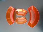 4 leuke oranje schaaltjes TUPPERWARE prima staat, Huis en Inrichting, Keuken | Tupperware, Ophalen of Verzenden, Gebruikt, Oranje