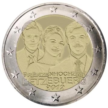 2 euros commémoration Luxembourg 2012