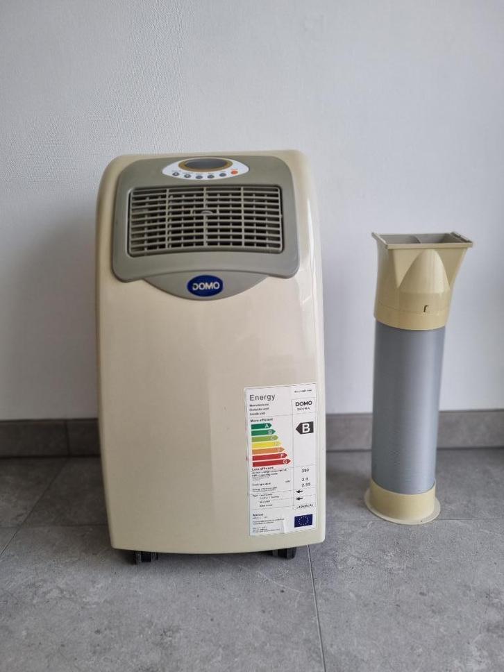 DOMO mobiele airco 2000 Watt, Elektronische apparatuur, Airco's, Gebruikt, Mobiele airco, 60 tot 100 m³, 3 snelheden of meer, Koelen en Ontvochtigen