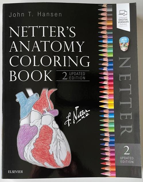 Netter’s Anatomy coloring book, Boeken, Studieboeken en Cursussen, Nieuw, Ophalen of Verzenden
