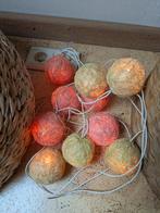 Lichtslinger / Feestverlichting cotton balls, Ophalen, Gebruikt