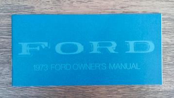 Manuel du propriétaire de la Ford 1973, Enlèvement ou Envoi