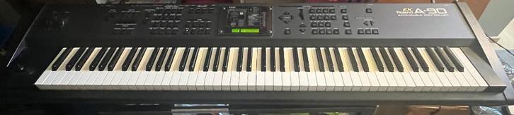 Piano A90Ex with piano ve-rd piano expension in flightcase, Muziek en Instrumenten, Piano's, Gebruikt, Piano, Zwart, Digitaal