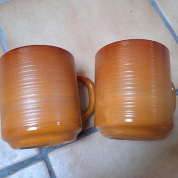 Arcopal, 3 tasses, par BP, vintage, Enlèvement ou Envoi, Neuf