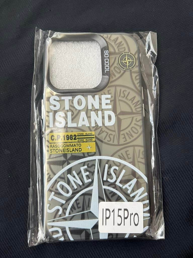 Coque stone island iphone 15 pro, Enlèvement, Comme neuf