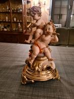 Capodimonte porseleinen beeld 2 fluitende kinderen, Enlèvement