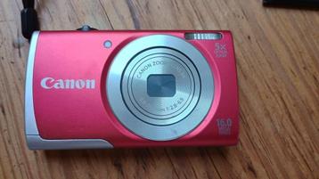 Appareil photo Canon Power shot A2500 + Chargeur batterie, Enlèvement, Comme neuf