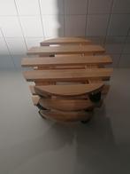 Houten Planten trolley 3x NIEUWE!, Enlèvement ou Envoi