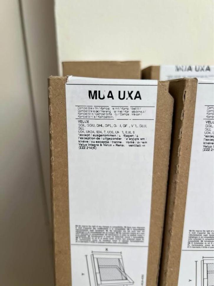 5x VELUX zonnescherm voor buiten, Doe-het-zelf en Bouw, Glas en Ramen, Nieuw, Gevelraam of Ruit, Ophalen