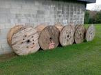 Touret en bois, Tuin en Terras, Tuintafels, Ophalen, Gebruikt, Rond, Hout