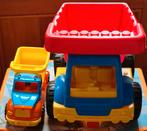 Lot de 2 camions colorés enfants, Enlèvement, Utilisé