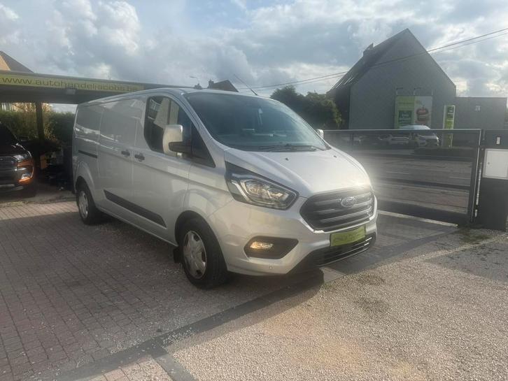 FORD TRANSIT CUSTOM * AUT * 3ZIT * L2 * AIRCO * PDC * CAMERA, Auto's, Bestelwagens en Lichte vracht, Bedrijf, Te koop, ABS, Achteruitrijcamera