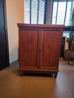 Teak barkast met uitklapbare tafeltjes, Ophalen, Zo goed als nieuw