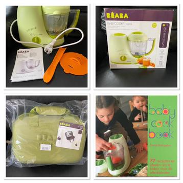 🍄BEABA BABYCOOK + nieuwe draagkoffer + nieuw receptenboekje beschikbaar voor biedingen