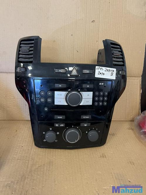 OPEL ZAFIRA B Zwart middenconsole radio kachel bedieningspan, Auto-onderdelen, Interieur en Bekleding, Opel, Gebruikt