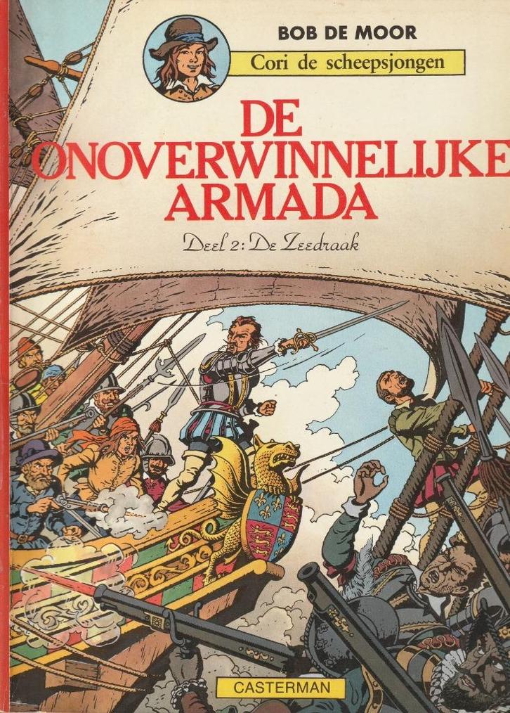 Cori de scheepsjongen  deel 2 de zeedraak BOB  De Moor, Boeken, Stripverhalen, Gelezen, Ophalen of Verzenden