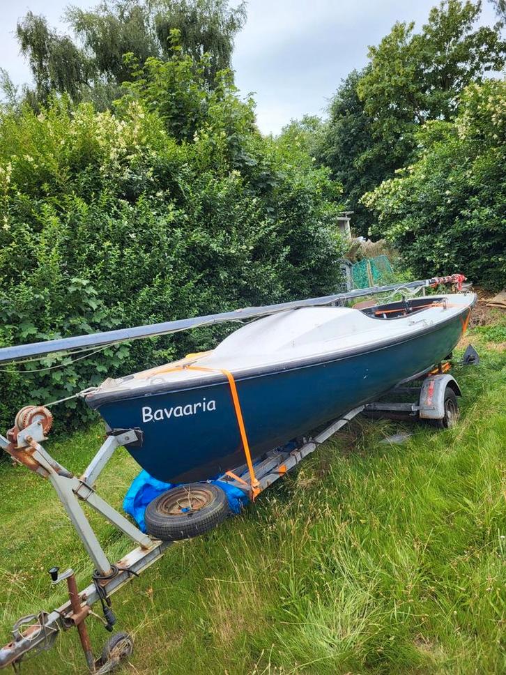 Prachtige zeilboot inclusief trailer zeilen en toebehoor, Watersport en Boten, Open zeilboten, Zo goed als nieuw, Ophalen of Verzenden