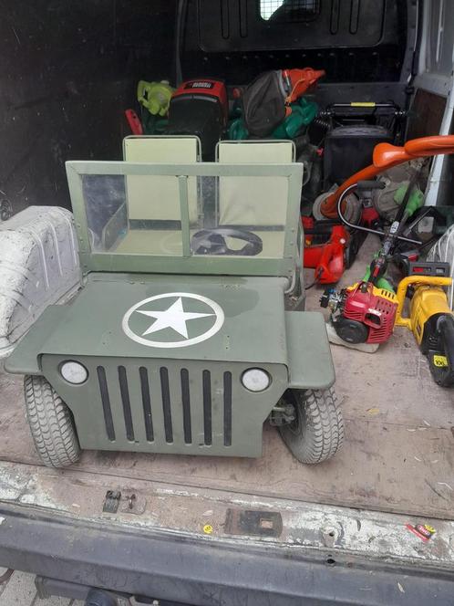 leger-jeep militaire stijl, Auto diversen, Aanhangers en Bagagewagens, Zo goed als nieuw, Ophalen