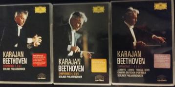 Karajan Beethoven Symphonies 1-9, 3DVDboxes zo goed als nieu