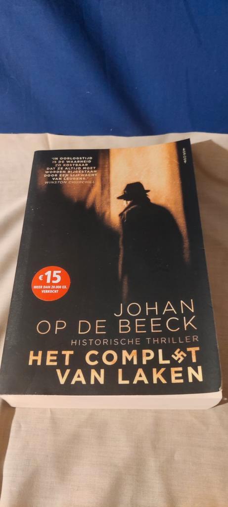 Johan Op de Beeck - Het complot van Laken, Boeken, Thrillers, Nieuw, België, Ophalen of Verzenden