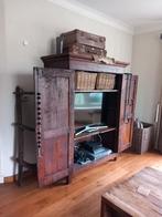 landelijke tv kast, Huis en Inrichting, Kasten |Televisiemeubels, Ophalen, Teakhout, 150 tot 200 cm, Landelijke unieke Hoffz Aura