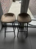 2 barkrukken velvet, Huis en Inrichting, Barkrukken, Ophalen