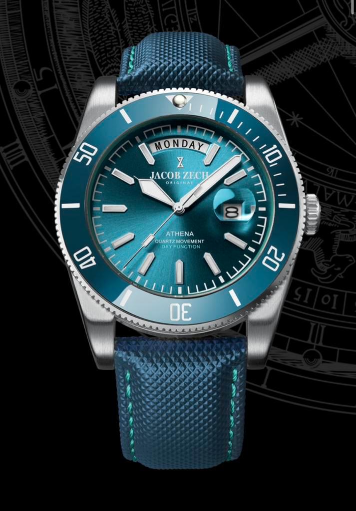 JACOB ZECH ATHENA SPORT TWV479€! 💯%NIEUW, ORIGINEEL!, Handtassen en Accessoires, Sporthorloges, Nieuw, Ophalen of Verzenden
