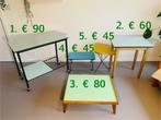 Vintage (bijzet-)tafeltjes, plantentafeltje, salontafel, Ophalen