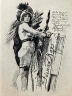 Heliogravure Félicien Rops (1833-1898) La muse de Rops, Antiquités & Art, Art | Eaux-fortes & Gravures, Enlèvement ou Envoi