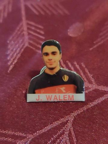 pin/speldje : Johan Walem / Rode Duivels, Envoi, Comme neuf, Sport, Insigne ou Pin's