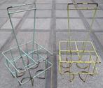 Duo de porte-bouteilles Vintage, Gebruikt, Ophalen of Verzenden, Minder dan 5 flessen, Metaal