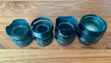 Fujifilm lenzen, 16mm, 23mm, 35mm, 56mm. beschikbaar voor biedingen
