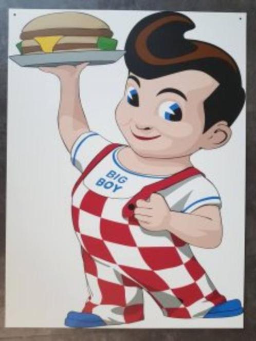 Bib boy metalen reclame bord USA mancave decoratie borden, Verzamelen, Merken en Reclamevoorwerpen, Zo goed als nieuw, Reclamebord