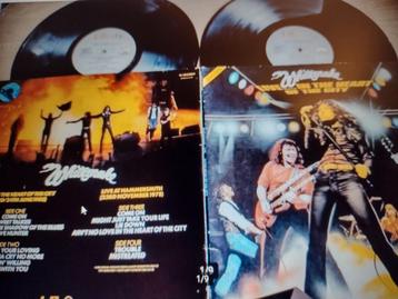 2 LP: WHITESNAKE: LIVE IN THE HEART OF THE CITY*DEEP PURPLE beschikbaar voor biedingen