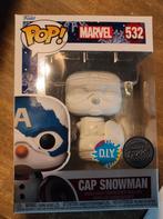 Funko pop Marvel Cap Snowman 532, Collections, Jouets miniatures, Comme neuf, Enlèvement ou Envoi