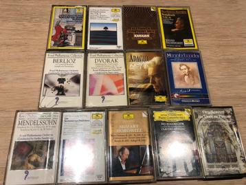 13 audio cassettes klassieke muziek beschikbaar voor biedingen