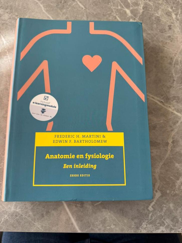 Anatomie en fysiologie, een inleiding, Boeken, Schoolboeken, Nederlands, Ophalen