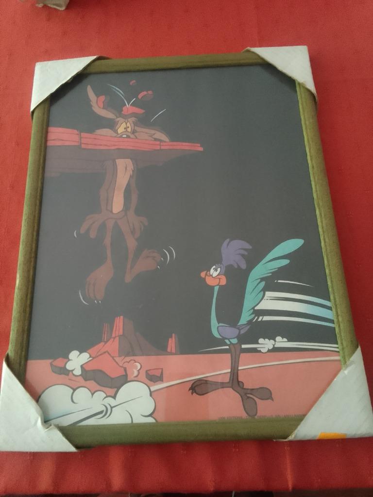 Cadre BIP_BIP et COYOTTE neuf 33 x 42 cm, TV, Hi-fi & Vidéo, Enlèvement ou Envoi, Neuf