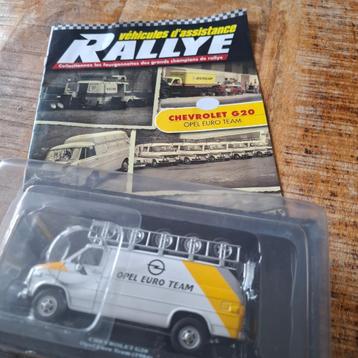 CHEVROLET Van Assistance Rallye OPEL 1/43 IXO U.H.Neuf+Boite beschikbaar voor biedingen